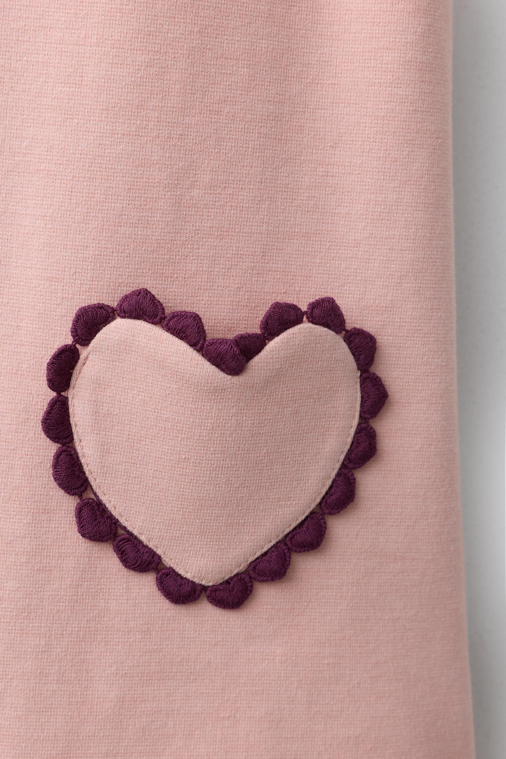 PONTE KNIT DRESS WITH HEART POCKETS